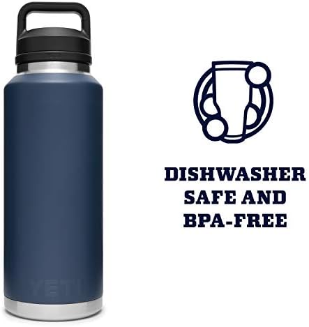 YETI Rambler 46 oz Bottle, Vacuum Insulated, Leakproof, Stainless Steel with Chug Cap