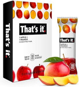 That's It , Apple + Mango, Fruit bar,Pack of 12