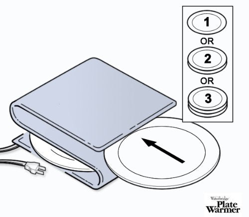 Waterbridge Electric Plate Warmer - Holds up to 6 Plates - Heritage Natural