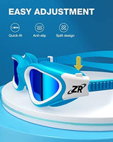 ZIONOR Kids Swim Goggles, G1 MINI UV Protection Anti-Fog Polarized Swimming Goggles for Age 6-14