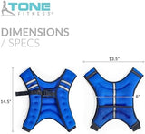 Tone Fitness Weighted Vest | 8lb or 12lb | Multiple Options