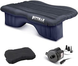 Pittman Outdoors AirBedz Inflatable PVC Rear Seat Air Mattress, Black - Mid-Size Fits Jeeps, Car, SUV’s & Mid-Size Trucks, Comes with Portable DC Air Pump