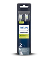 Philips Sonicare Genuine W DiamondClean Replacement Toothbrush Heads, 2 Brush Heads, White, HX6062/65