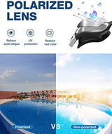 ZIONOR G1 Polarized Swimming Goggles for Unisex Adult Women Anti Fog 100% Anti UV Diving Goggles