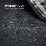 Outdoor Waterproof Blanket, Foldable Fleece Stadium Blanket for Outdoor Sports Event, Camping, Concerts, Car, Pet, Picnics - Windproof, Wearable, Machine Washable 80" x 58"