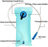 Hydration Pack Backpack, Water Backpack with 2L Bladder, for Hiking, Insulated Suitable Cycling, Running, Rock Climbing and Other Outdoor Activities, black