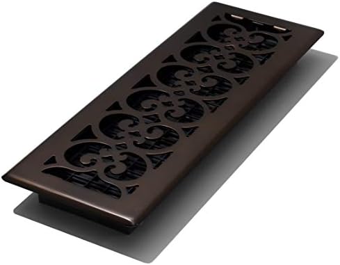 Decor Grates SPH414-RB Floor Register, 4x14, Rubbed Bronze Finish