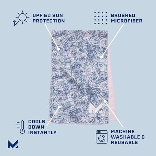 MISSION Original Cooling Towel - Soft, Durable Microfiber - Cools Up to 2 Hours - UPF 50 Sun Protection - Machine Washable