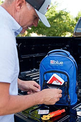 Blue Coolers Blue Seventy-Two | 72 Hour Emergency Backpack Survival Kit for 1 Person | Survival Kit for Wildfires, Earthquakes, Tornado, Hurricane, and Other Emergencies…
