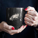Rico Industries NFL Football 16 oz Team Color Laser Engraved Speckled Ceramic Coffee Mug