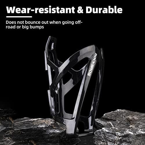 ROCKBROS Bike Water Bottle Holder Ultra-Light Bicycle Bottle Cages with Screws Tool, Universal Bike Cup Holder for Road MTB Mountain Bikes Cycling Accessories（2 Pack）