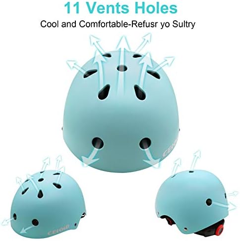 Kids Bike Helmet,Toddler Skateboard Helmets for Ages 2-3-5-8-14 Years Boys Girls，Adjustable Multi-Sport Bicycle Skateboarding Football Roller Skating Scooter Rollerblade Balance Bike Helmet