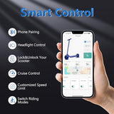 Electric Scooter for Adults, 8.5"/10" Tires, 19/22Mph, 350W/500W Motor, 21-28 Miles Range, Folding E-Scooter with Dual Suspension,APP(V1/SPRO/MAX/PRO)