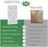 14x30x1 Air Filter 4 Pack, MERV 8 Pleated Dust Defense Air Filters Replacement Air Conditioner HVAC AC Furnace Filter, Durable and Lightweight