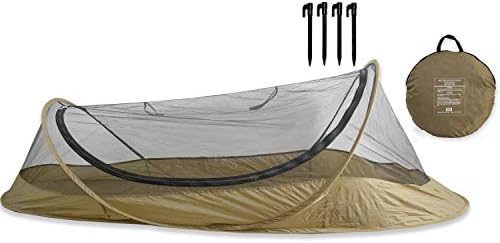 USGI Industries Bivy Tent | Lightweight Single Person Sleeping Net System for Outdoors, Camping, Survival, Hiking, Backpack | Mesh Protection
