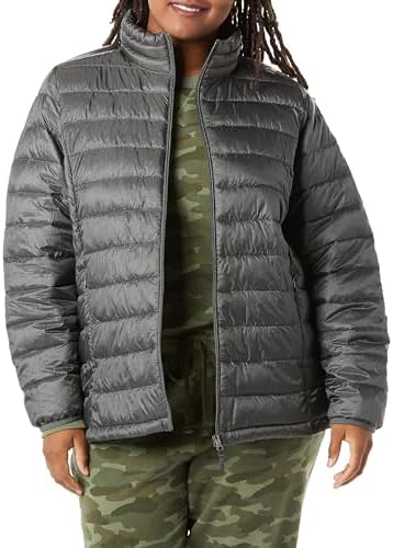 Amazon Essentials Women's Lightweight Water-Resistant Packable Puffer Jacket (Available in Plus Size)