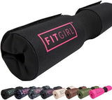 FITGIRL - Squat Pad and Hip Thrust Pad for Leg Day, Barbell Pad Stays in Place Secure, Thick Cushion for Comfortable Squats Lunges Glute Bridges, Olympic Bar and Smith Machine