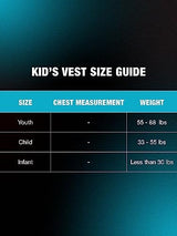 HyperLite Elite Kids Life Jacket, US Coast Guard Approved, Great for Any Water Sports Activity Including Boating, Paddle & Swimming