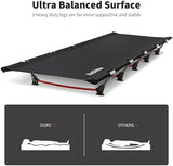 Naturehike GreenWild Camping Cot, Ultralight Folding Backpacking Cot, 60-Second Easy Set-Up, Supports 330lbs, Portable Camping Bed for Adults for Camping Hiking Travel Home