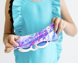 Splash Place SWIM GOGGLES with Fabric Strap - Adult & Kids Swim Goggles - PINKS & PURPLES
