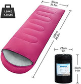 Sleeping Bags for Adults,Kids & Girls-Warm & Cold Weather Lightweight Waterproof Sleeping Bag Backpack with Compact Bag,Great for 3-4 Seasons Hiking,Camping and Outdoor Mountaineering