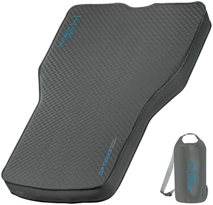 LOSTHORIZON Camping Air Mattress with Foam for Tesla, Self Inflating Sleeping Pad with Air Pump, 4.5" Thick, R-Value 13, Model Y