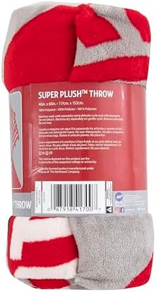 NORTHWEST NCAA Unisex-Adult Micro Raschel Throw Blanket