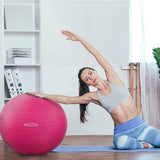 Anti-Burst and Slip Resistant Exercise Ball - Yoga, Fitness, Birthing Ball With Quick Pump, 2,000-Pound Capacity, Multiple Colors and Sizes