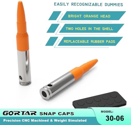 Snap Caps Training Dummy Rounds Practice Safe Loading Firing Close to Real Weight