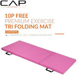 CAP Barbell All Purpose Folding Anti Tear Exercise Training Aerobic Fitness Gym & Gymnastics Balance Mat | Multiple colors