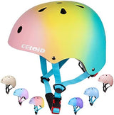 Kids Bike Helmet,Toddler Skateboard Helmets for Ages 2-3-5-8-14 Years Boys Girls，Adjustable Multi-Sport Bicycle Skateboarding Football Roller Skating Scooter Rollerblade Balance Bike Helmet