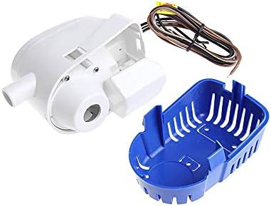 Submersible Boat Bilge Water Pump 12v 1100gph Automatic Marine Bilge Pump for Ponds, Pools, Spas Silent, Boat Caravan RV Submersible