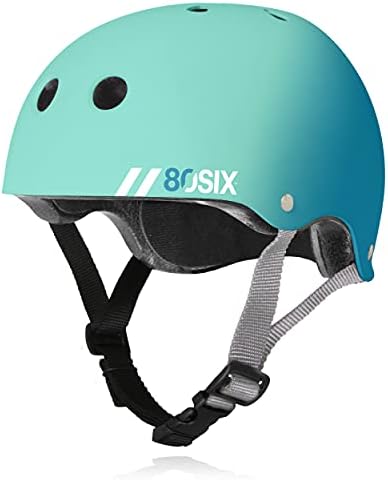 80SIX Triple Certified Multisport Helmet - Ideal for Bike, Scooter, Skateboard, Roller Skate and Inline Skate