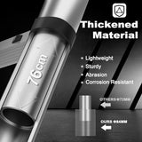 15.5 Ft Telescoping Ladder, SocTone Aluminum with Non-Slip Feet, 330lbs Max Capacity, Collapsible Ladder with Hooks for RV or Outdoor Work