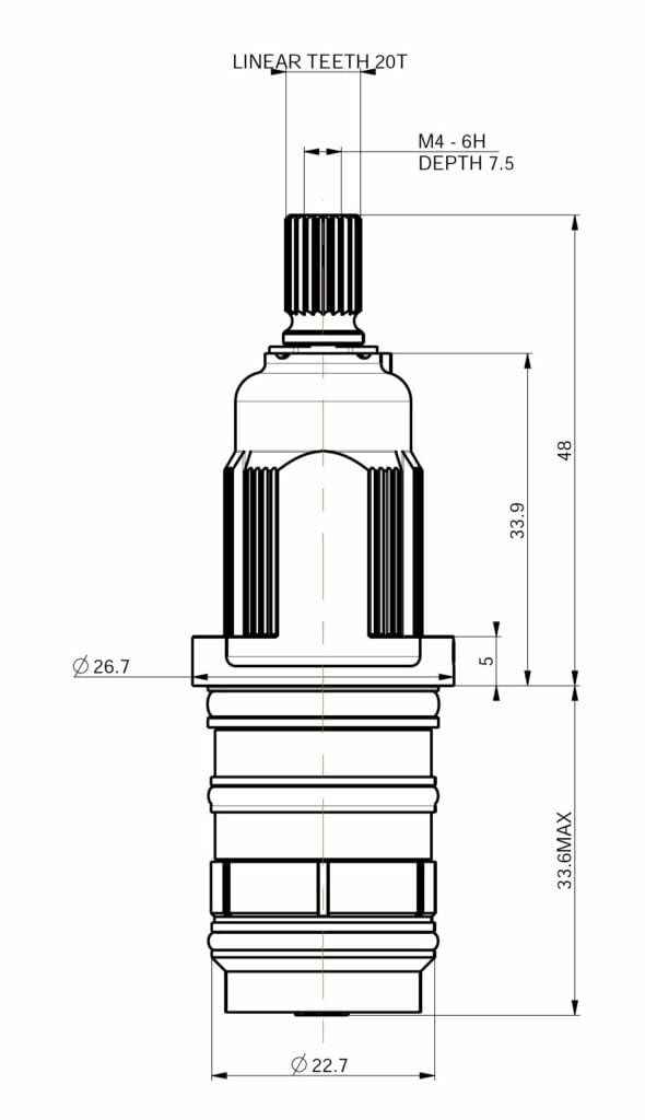 Vernet Thermostatic Cartridge CA189-0415020110090