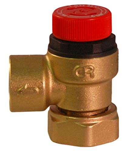 CALEFFI PRESSURE RELIEF VALVE 3/4" LOOSE NUT TO 1/2" BSP 6 BAR 311501