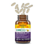 Country Life CORE Daily-1 for Women 50+ Multivitamin - Formulated for Women Over 50, Complete Daily Nutrition with Women's Health Blend, Coenzymated B Vitamins, Probiotics, and Digestive Enzymes
