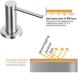 Soap Dispenser for Kitchen Sink Brushed Nickel GAPPO Stainless Steel Countertop Pump Hand Lotion Built in Bottlend Lotion Built in Bottle