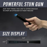 Streetwise Pain Pen 25,000,000 Stun Gun for Self Defense - Tactical Stun Pen for Women and Men, USB Rechargeable, Battery Indicator, Durable Clip, Compact and Concealable for Protection