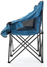 ARROWHEAD OUTDOOR Portable Folding Double Duo Camping Chair Loveseat w/ 2 Cup & Wine Glass Holder, Heavy-Duty Carrying Bag, Padded Seats & Armrests, Supports up to 650lbs, USA-Based Support