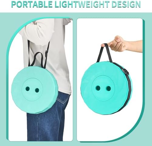 Collapsible Stool Thickened, Portable Foldable Chair, Retractable Stool for Fishing, Portable stools for Adults Hiking Tours, BBQ, Parties, Camping Stools Outdoor Activities