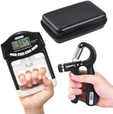 Handeful Grip Strength Tester Trainer - Dynamometer Handgrip Measurer Meter, Handheld Strengthener Exerciser for Sports, School, and Home Use (198Lbs / 90Kgs)