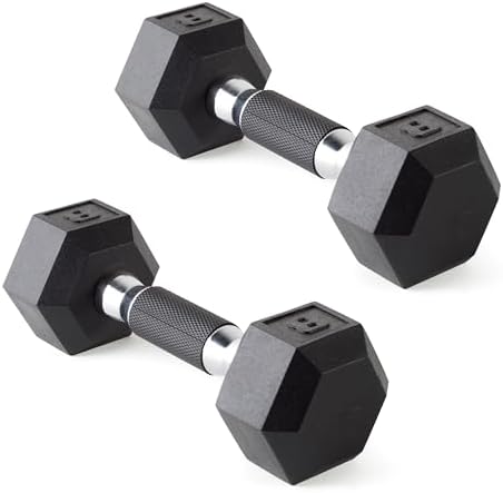 CAP Barbell Coated Dumbbell Weight | Multiple Options Pairs & Sets