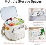 TOURIT Insulated Cooler Bag: 20 Cans Soft Portable Leakproof Lunch Cooler Beach Travel Picnic Camping