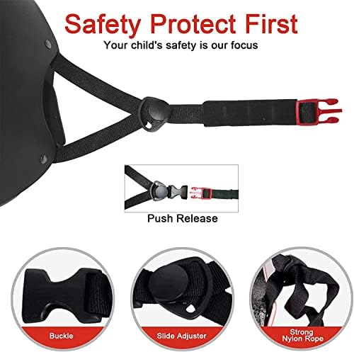 Kids Bike Helmet Ventilation & Adjustable Toddler Helmet for Ages 2-14 Kids Boys Girls Multi-Sport Helmet for Skateboard Roller Skateing Bicycle Scooter blance Bike