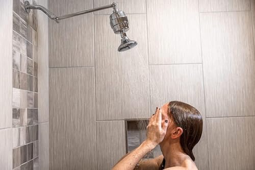 SparkPod High Output Shower Filter Cartridge- Suitable for People with Sensitive and Dry Skin and Scalp, Filters Chlorine and Impurities | 1-min install (Standard, 3 pc)