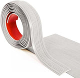 Art3d Self Adhesive Vinyl Floor Transition Strip, Laminate Floor Strip Floor Flat Divider Strip for Joining Floor Gaps, Carpet Threshold Transition, Floor Tiles (10 FT, 1.57in, White-Washed)
