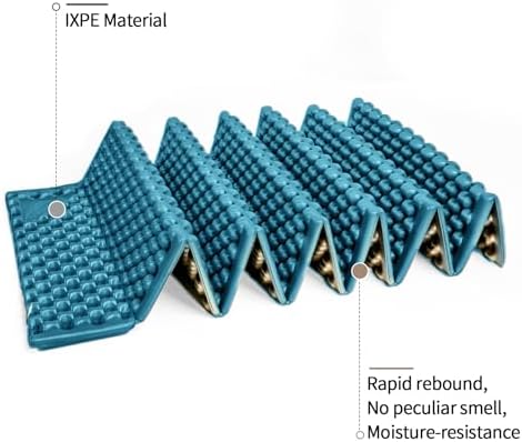 Foam Camping Pads for Hiking, Ultralight Closed Cell Mattress, Waterproof Soft Mat for Adults, Wide Picnic Yoga Mats, Folding Sleeping Pad for Outdoor Backpacking