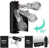 Odoland Portable Camping Stove Propane 1400W Gas Stove Collapsible Backpacking Stove for Indoor Outdoor Cooking Hiking and Picnic