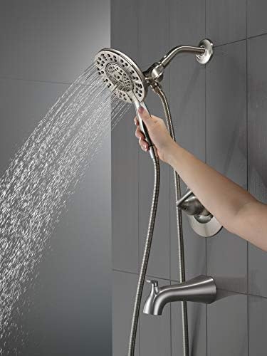 DELTA 144840-SP-I Arvo Tub/Shower Faucet, SpotShield Brushed Nickel